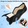image:imageMens Wide Slippers Comfy Diabetic Orthopedic Shoes Adjustable House Slippers Swollen Feet Walking ShoesBlackplaid