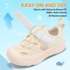image:imageScurtain Toddler Shoes Boys Girls Kids Sneaker Breathable Walking Shoes for Kids Boys Girls ToddlerBeige